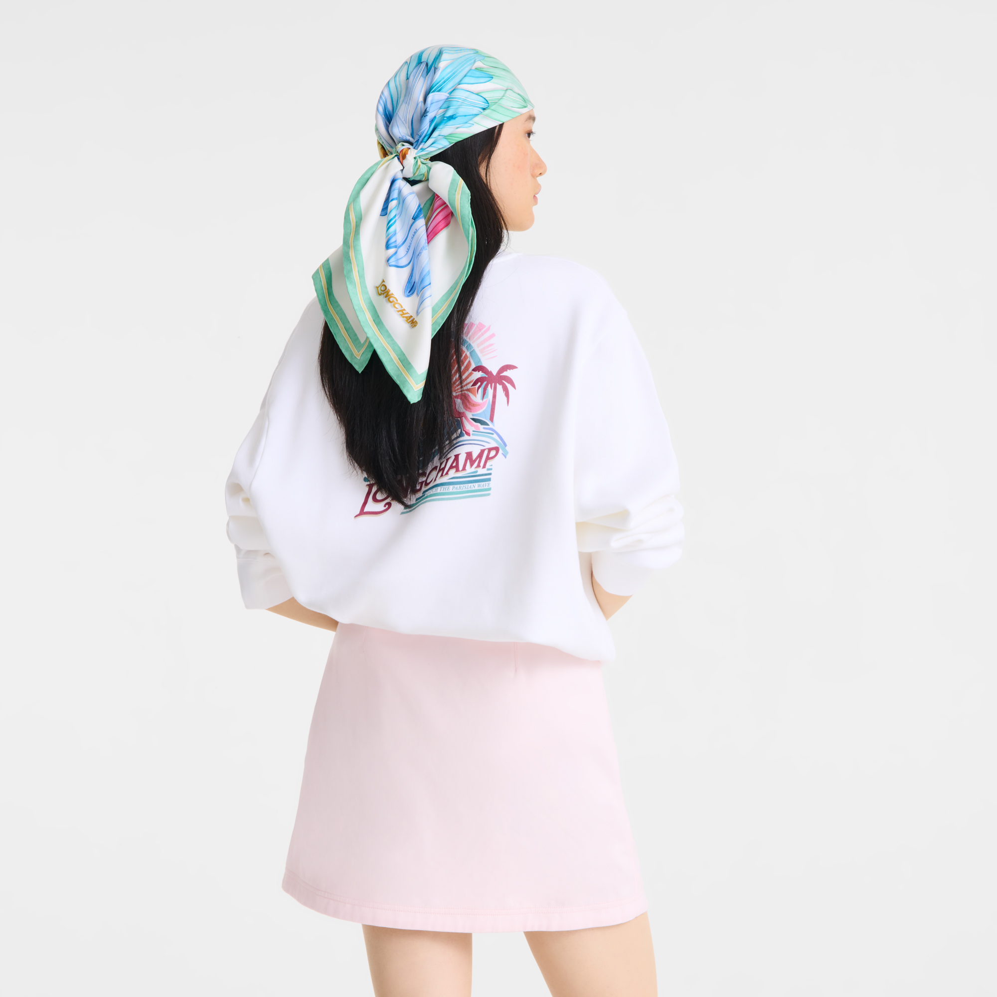 Camaïeu de Surf Silk scarf 90